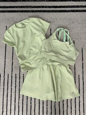 Salt Project Refined Ribbed Matcha Green Set